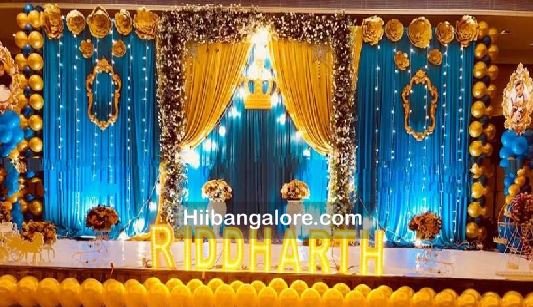 royal prince theme birthday party balloon decorations