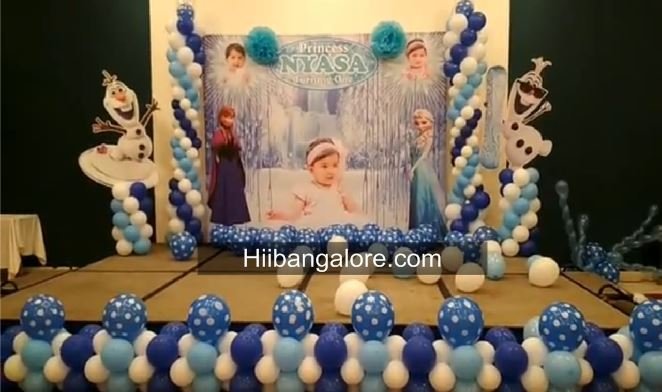 frozen themed birthday party