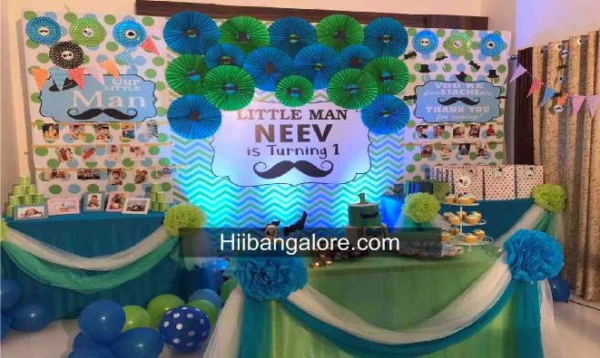 Little man themed Birthday Bangalore