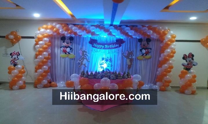 Mickey mouse theme screen decoration bangalore