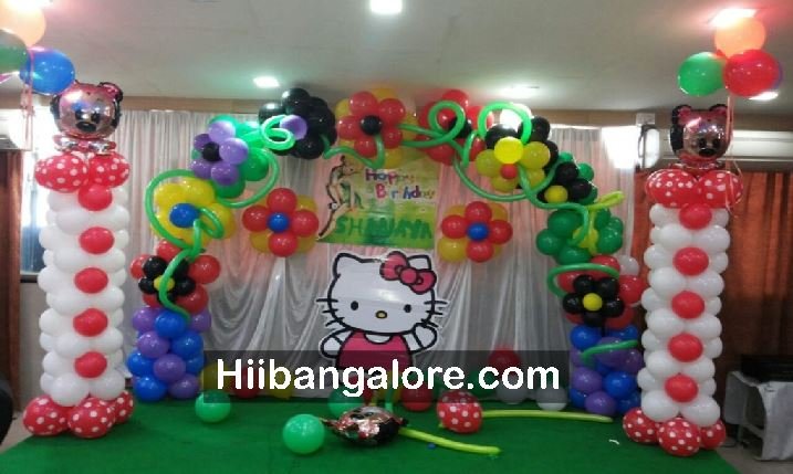 hello kitty theme birthday decoration bangalore