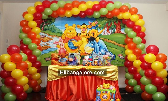 Winnie the pooh birthday party decoration