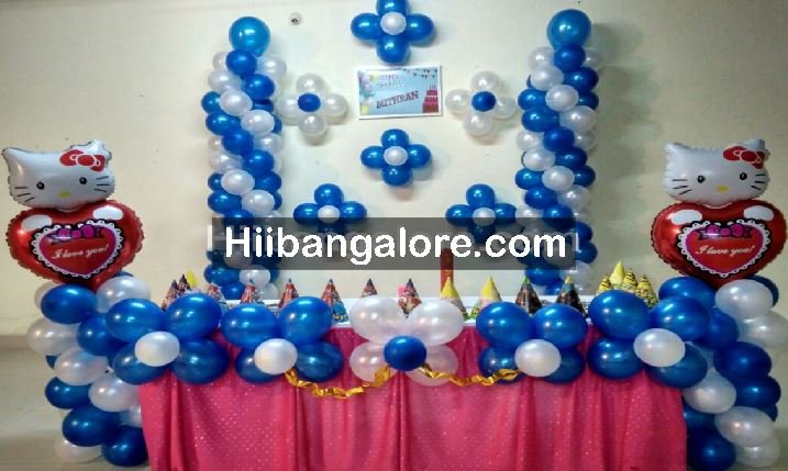 Simple hello kitty balloon decoration bangalore