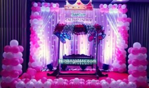 Butterfly theme Baptism/naming ceremony decoration Bangalore