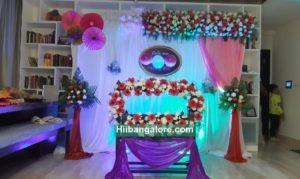 Naming ceremony decoration at house Bangalore