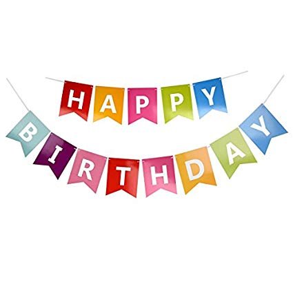 Happy birthday buntings for craft work birthday decorators Bangalore