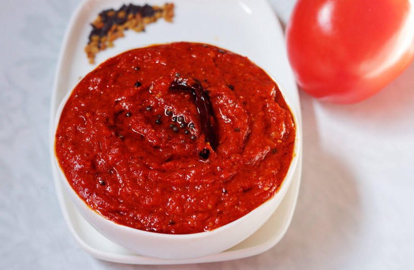 Andhra style tomato pachadi catering services in Bangalore